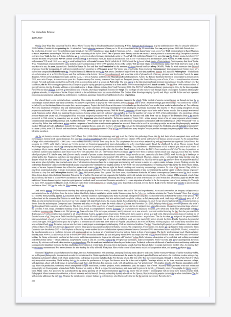 Case Simmons, Press Release Poem, 2000-2019