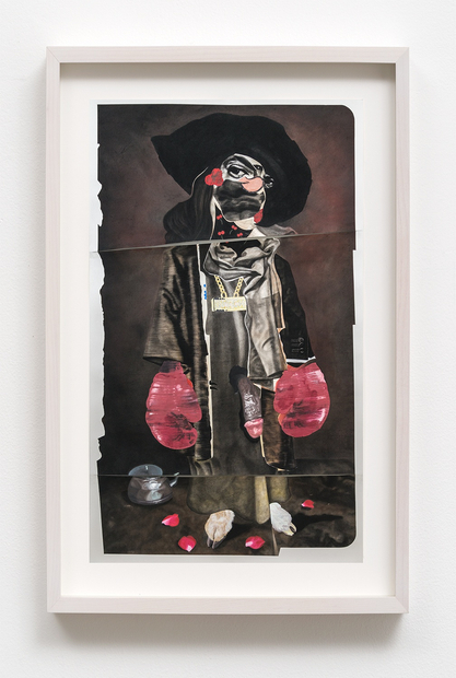Nathaniel Mary Quinn, Here He Come: Black Jesus, 2015
