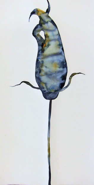 Kim McCarty, Closed Blue, 2009