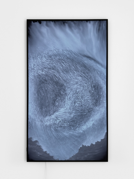 Pablo Dávila Weather paintings, 2025 screen, computer variable dimensions, displayed on 65' Samsung The Frame Dávila’s new experimental Weather painting...