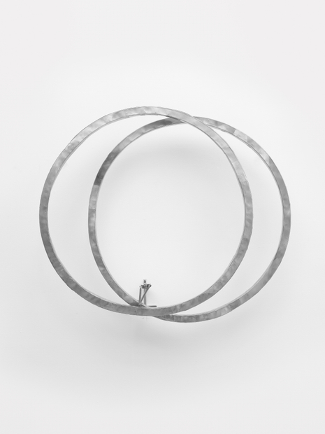 George Rickey Annular Eclipse - Wall, c. 1995 stainless steel 35 x 35 inches 88.9 x 88.9 cm