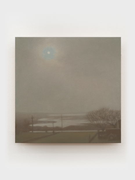 Matvey Levenstein Zone, 2024 oil on copper 12 x 12 inches 30.5 x 30.5 cm