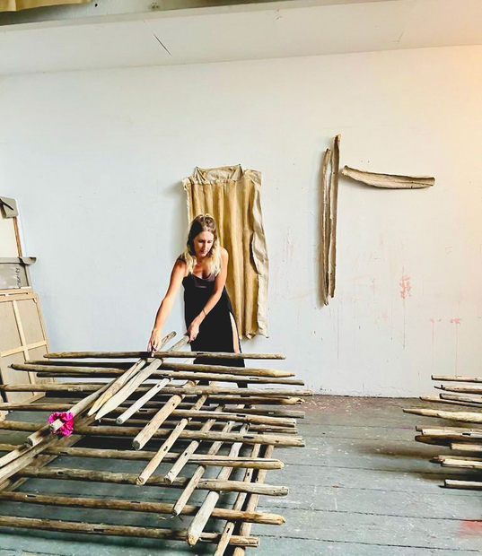 Astrid Bauer’s wooden, stone and cellulose sculptures are assembled, intuitively placing these found and sourced objects into compositions that feel...