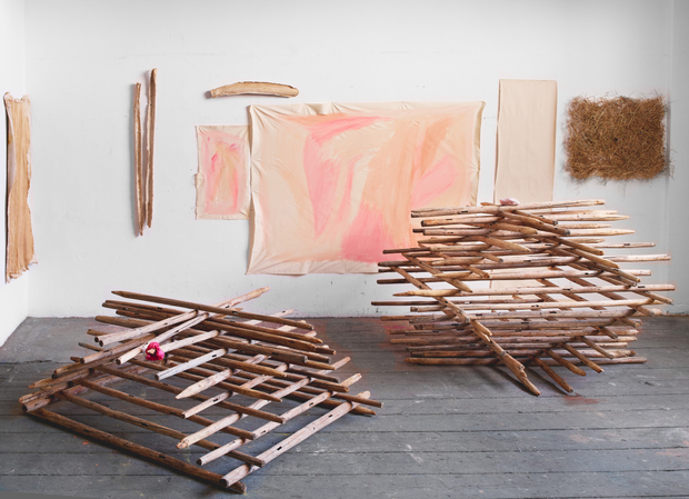 Astrid Bauer’s wooden, stone and cellulose sculptures are assembled, intuitively placing these found and sourced objects into compositions that feel...