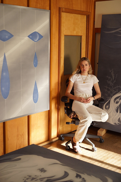 Theodora Allen&rsquo;s atmospheric oil paintings on linen depict natural phenomena and symbols chosen for their enduring presence in human history...