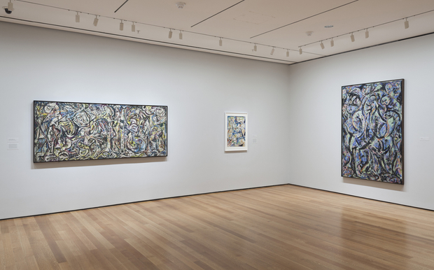 Born in Wyoming and raised in Arizona and California, Pollock arrived in New York in 1930 and studied with muralist...