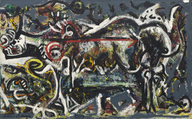 Born in Wyoming and raised in Arizona and California, Pollock arrived in New York in 1930 and studied with muralist...