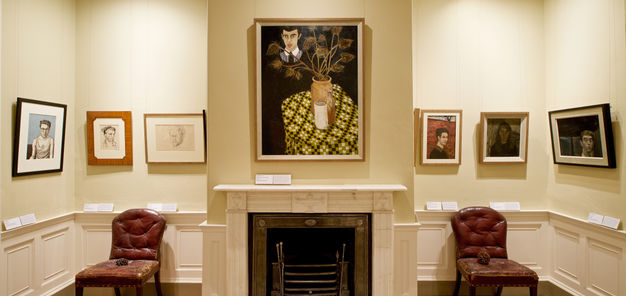 British Self Portraits: Highlights from the Ruth Borchard Collection installed in Pallant House's Queen Anne town house