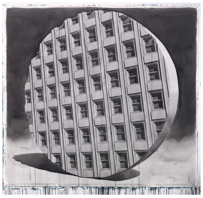 alexandre arrechea, sun (diptych), 2015