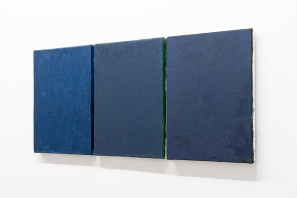 sérgio sister, Pintura com ligações roxa e azul, 2021