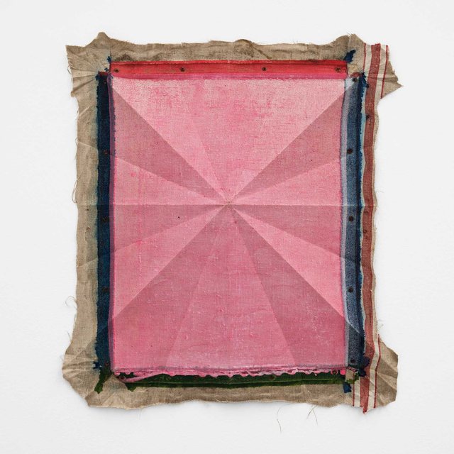 Jeff McMillan, Untitled (Hercs 106), 2019, Oil on linen, 49 x 44 x 4 cm | Kristof De Clercq gallery | JMM79