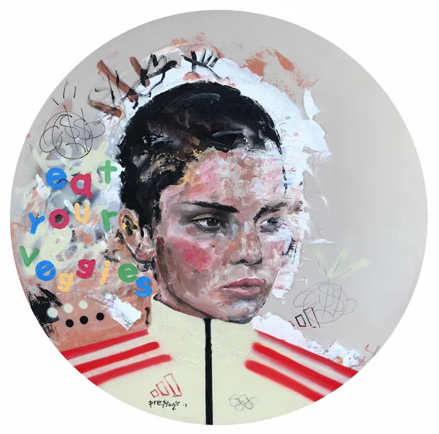 Preston Paperboy, Eat Your Veggies - Original artwork, 2017