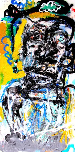 James Green, I can't save ya (man with pipe), 2025