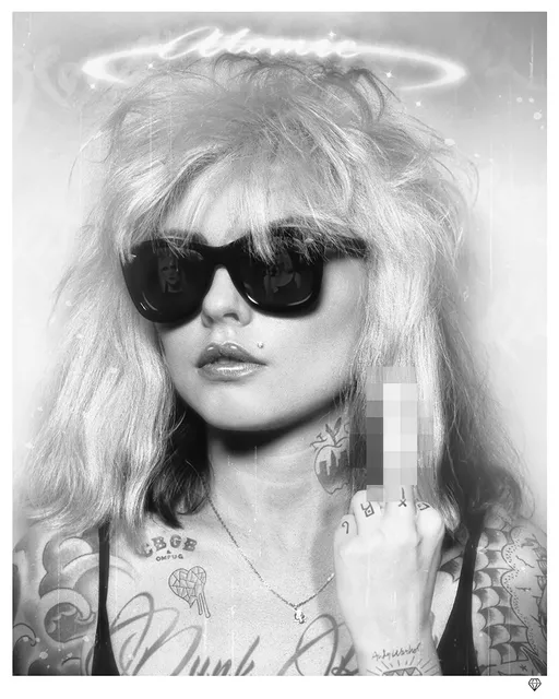 .Sale, JJ Adams - Atomic Girl (black and white) , 2017