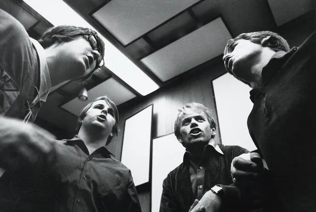 Ken Vedeer, The Beach Boys during the recording sessions of Pet Sounds, 1966