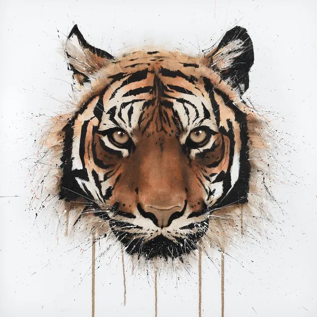 David Rees, Game Face - Signed print, 2019