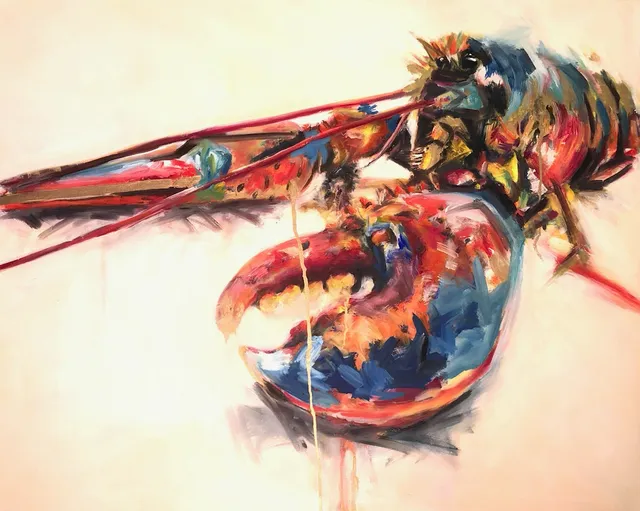 Michelle Parsons, Golden Lobster, 2018