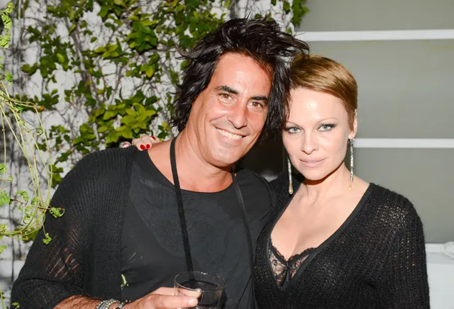Raphael Mazzucco and Pamela Anderson