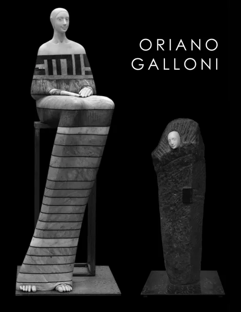 Cover of Rosenbaum Contemporary's "Oriano Galloni" exhibition catalogue