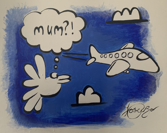 Joe Bor  Mum, 2018  Acrylic on canvas  82 x 102 cm