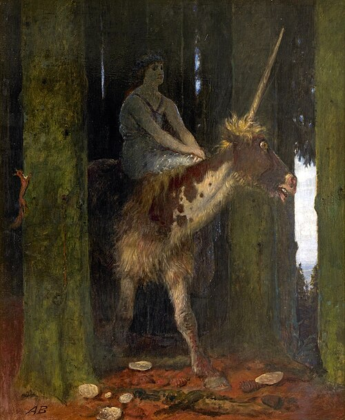 Arnold Böcklin (1827-1901), The silence of the forest, 1885, oil on panel, 73 x 58,5 cm, National Museum Poznań