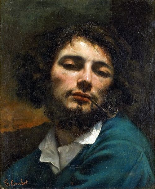 Gustave Courbet (1819-77), Self-portrait with pipe, c. 1848, oil on canvas, 45,8 x 37,8 cm, Musée Fabre, Montpellier