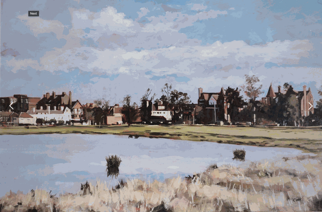 Highly respected artist Colin Cook delivers new work to Aubergine!