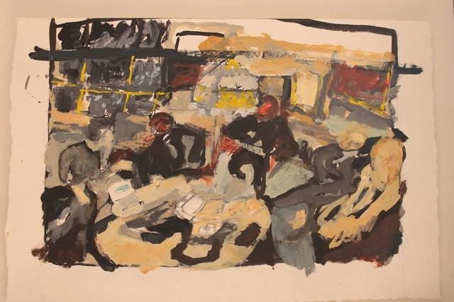 Liza Dimbleby, 'After Vuillard' (After Dinner), 2010