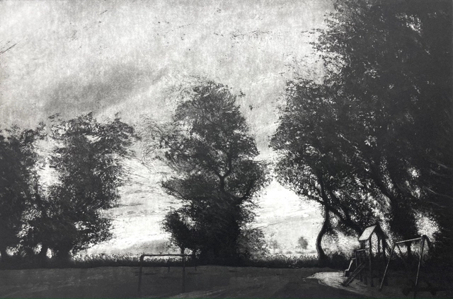 Lucio Mosner, Dämmerung über Hohenossig, 2023