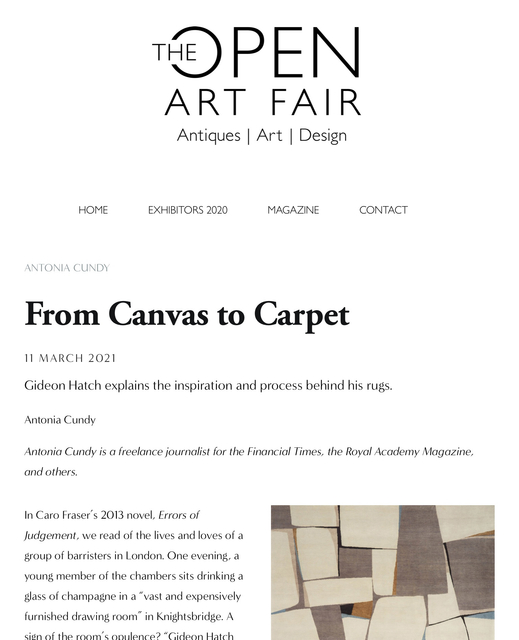 The Open Art Fair Magazine 2021