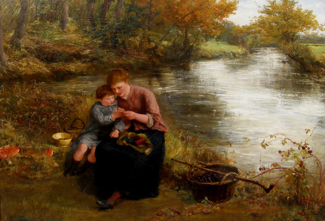 James Clarke Hook, Collecting blackberries