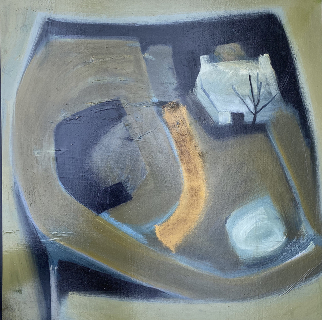 TONY GILES, COTTAGE, SHAFT AND GARDEN, 24-02-1985