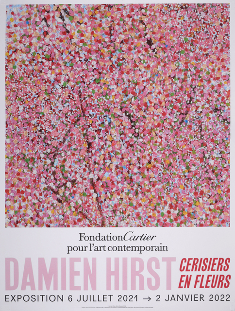 Damien Hirst, God's Blossom, Cerisiers en fleurs, 2021