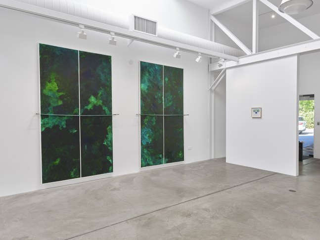 Barbara Stauffacher Solomon Garden = Grid = City installation view