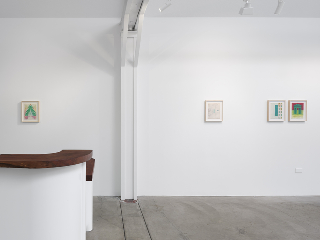 Barbara Stauffacher Solomon Garden = Grid = City installation view