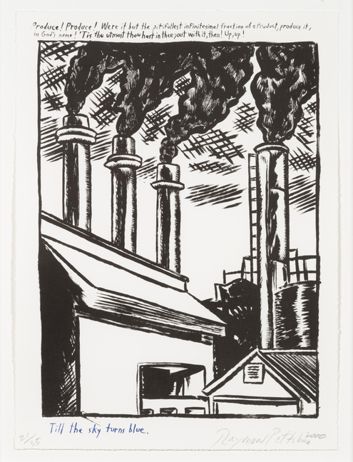 Raymond Pettibon, Plots on Loan, Lithograph