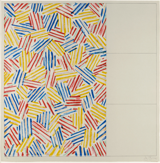 Jasper Johns, #1 (After Untitled 1975), Lithograph