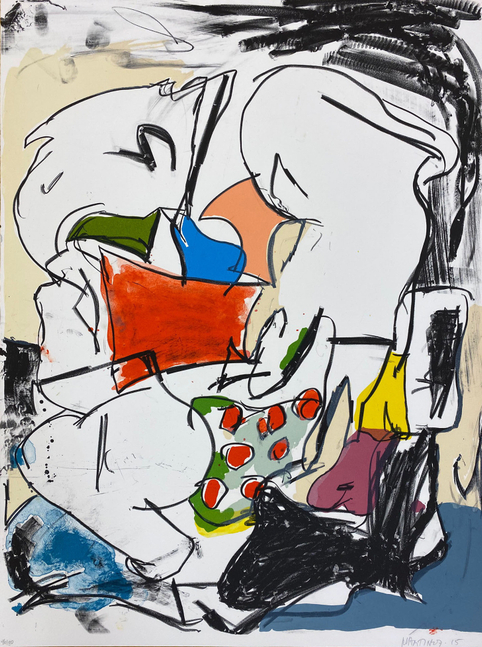 Eddie Martinez, No Title 1, 2015, Lithograph