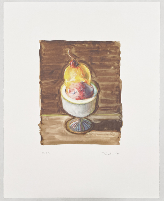 Wayne Thiebaud, Sorbet, Lithograph