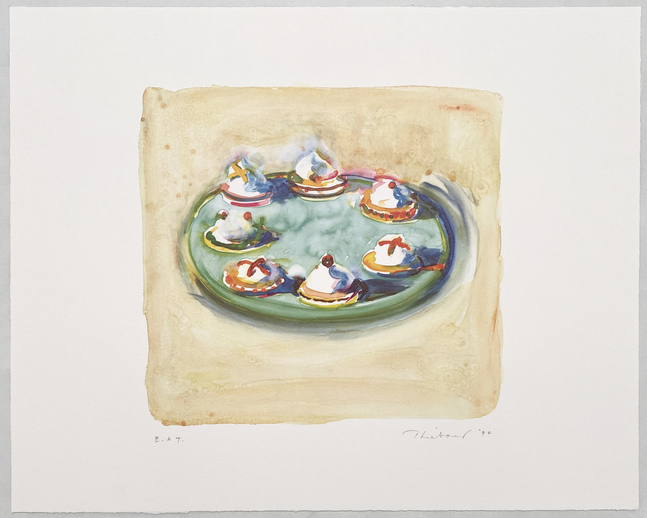 Wayne Thiebaud, Tidbit Ring, Lithograph