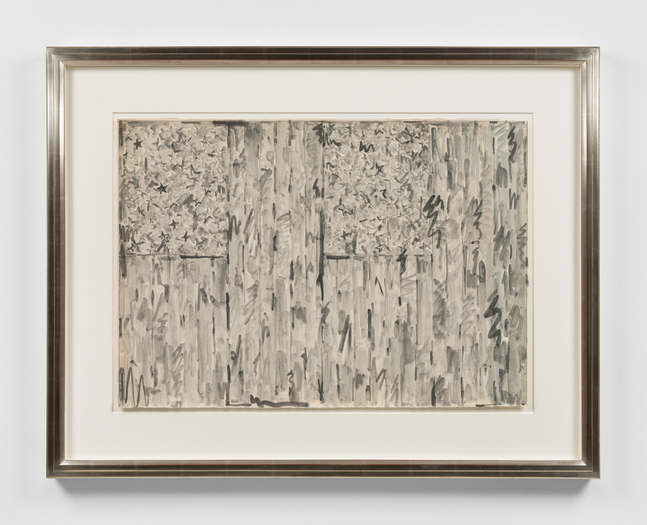 Study for Two Flags, 1969

Graphite wash and graphite pencil

on two adjoined pieces of paper

21 1/8 x 29 7/8 inches

Private collection, New York