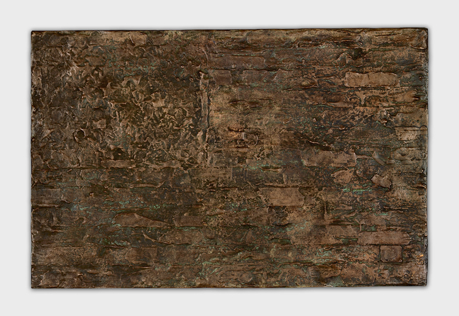 Flag, 1960 (cast 1961)

Bronze

12 x 18 1/2 inches

Edition of 4

Collection of Jasper Johns, Sharon, CT