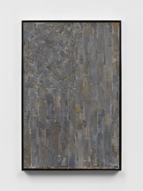 Flag, 1971

Encaustic and collage on canvas

26 x 17 inches

Private collection, New York