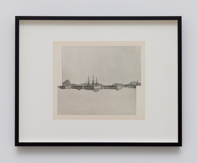 Raft, 2025
Collage
10 &amp;times; 11 7/8 inches (25.4 &amp;times; 30.2 cm)
Framed:&amp;nbsp;16 1/2 &amp;times; 21 1/8 &amp;times; 1 1/2 inches (41.9 &amp;times; 53.7 &amp;times; 3.8 cm)