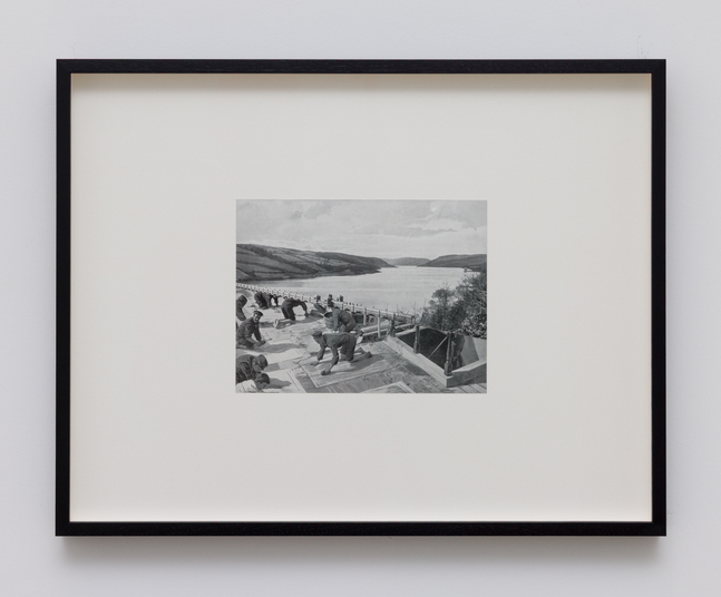 Bridge, 2025
Collage
6 3/4 &amp;times; 8 3/4 inches (17.3 &amp;times; 22.4 cm)
Framed:&amp;nbsp;16 1/2 &amp;times; 21 1/8 &amp;times; 1 1/2 inches (41.9 &amp;times; 53.7 &amp;times; 3.8 cm)