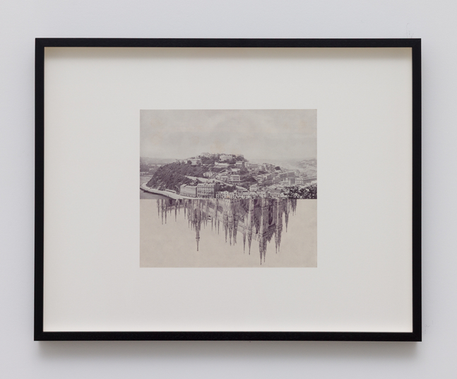 Raft, 2025
Collage
8 5/8 &amp;times; 9 5/8 inches (22 &amp;times; 24.6 cm)
Framed:&amp;nbsp;16 1/2 &amp;times; 21 1/8 &amp;times; 1 1/2 inches (41.9 &amp;times; 53.7 &amp;times; 3.8 cm)