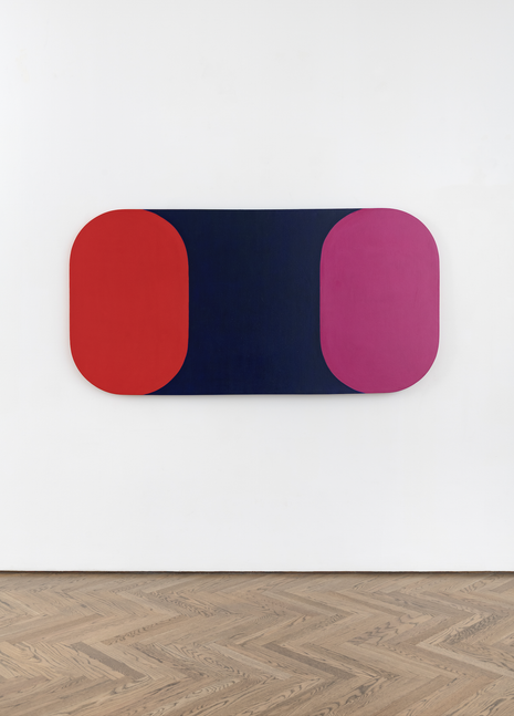 Leon Polk Smith (1906-1996)
Blue Bend, 1960
Paint on canvas
39&amp;nbsp;&amp;frac14; &amp;times; 78&amp;nbsp;&amp;frac34; inches
99.7 &amp;times; 200 cm