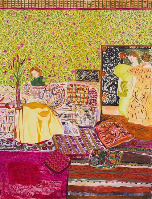 After Vuillard&amp;#39;s La Liseuse, 2023
Acrylic on canvas
38 x 29 inches
