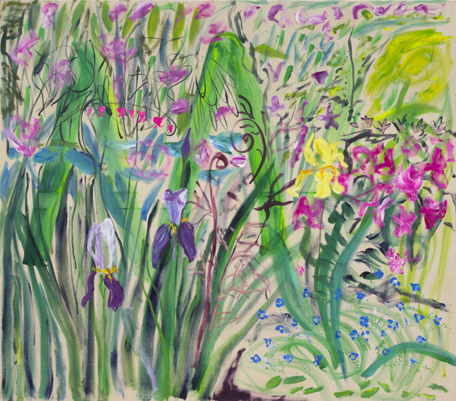 Sunnyside Garden, 2025
Acrylic on canvas
59 x 74 inches