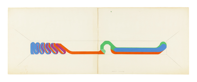 Untitled, 1969

Graphite and colored pencil on paper

35 x 85 inches